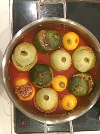 קישואים ממולאים - הכנה 2